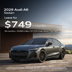 Lease the Audi A6 in Manhattan NYC Today